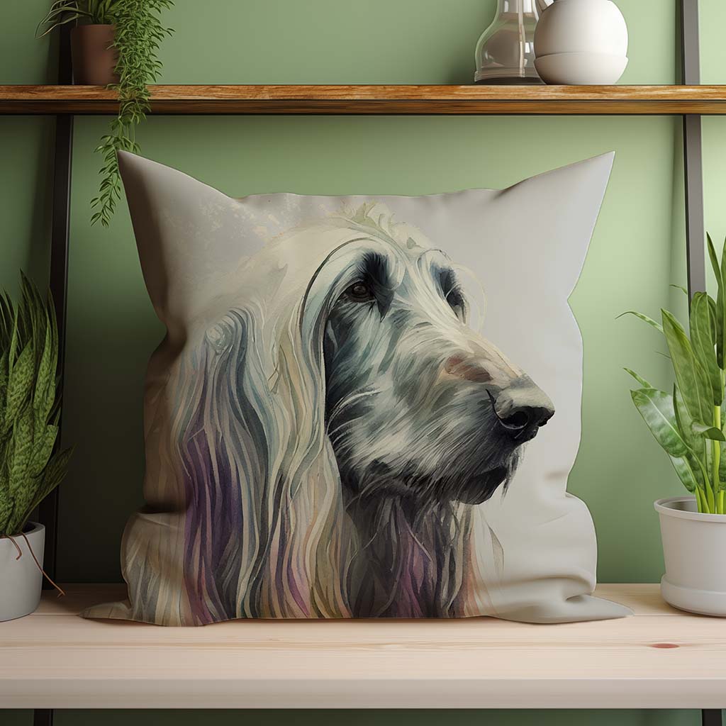 Afghan Hound Cushion