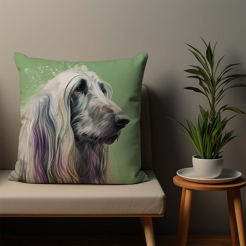 Afghan Hound Cushion