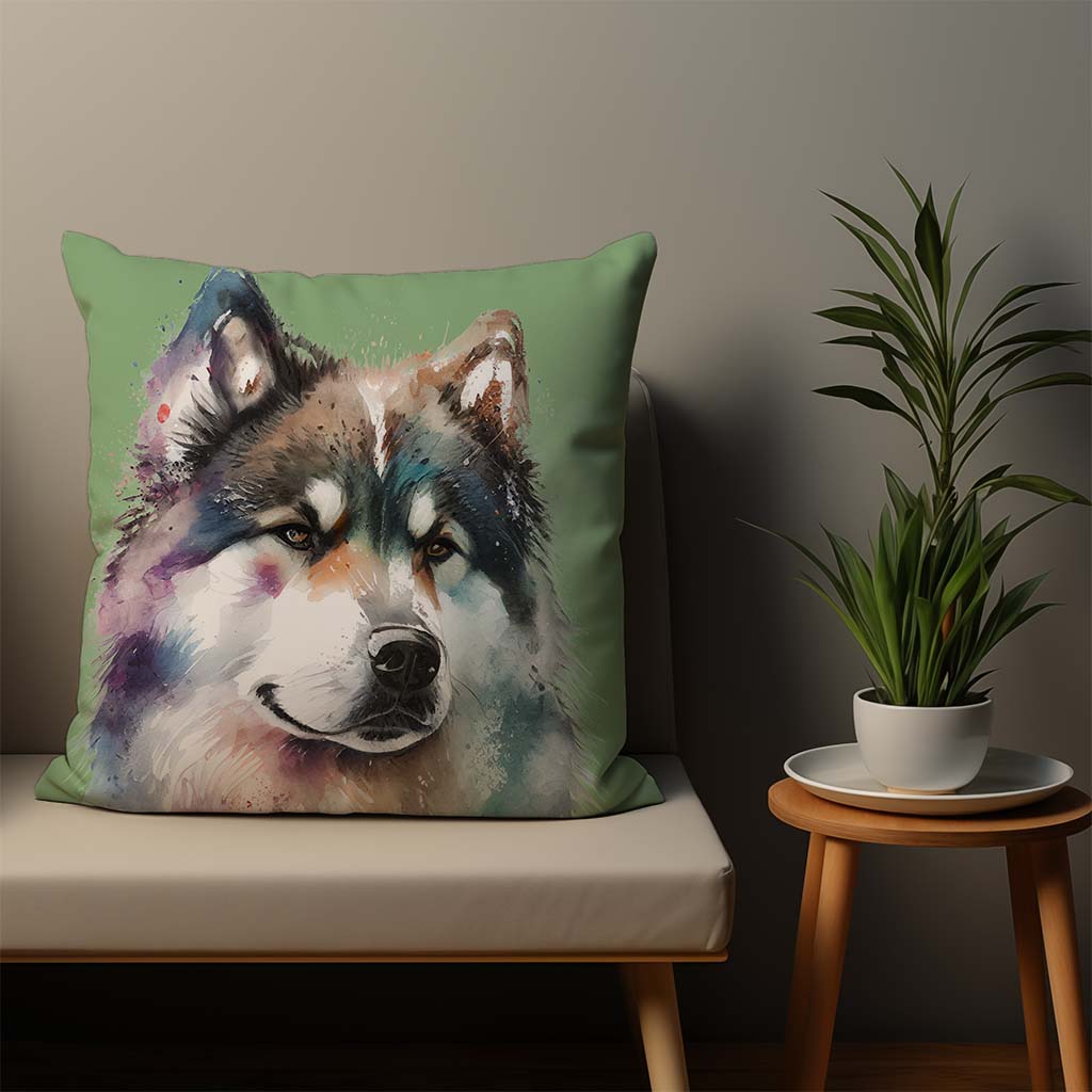 Alaskan Malamute Cushion