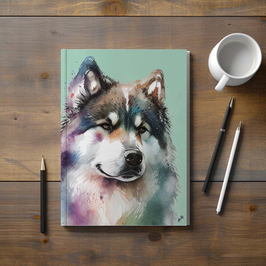 Alaskan Malamute Hardback Journal