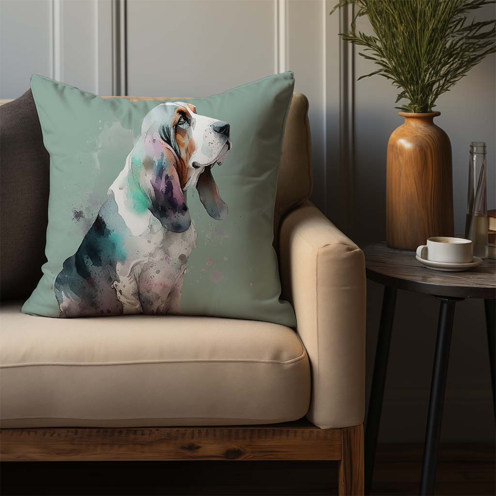 Basset Hound Cushion