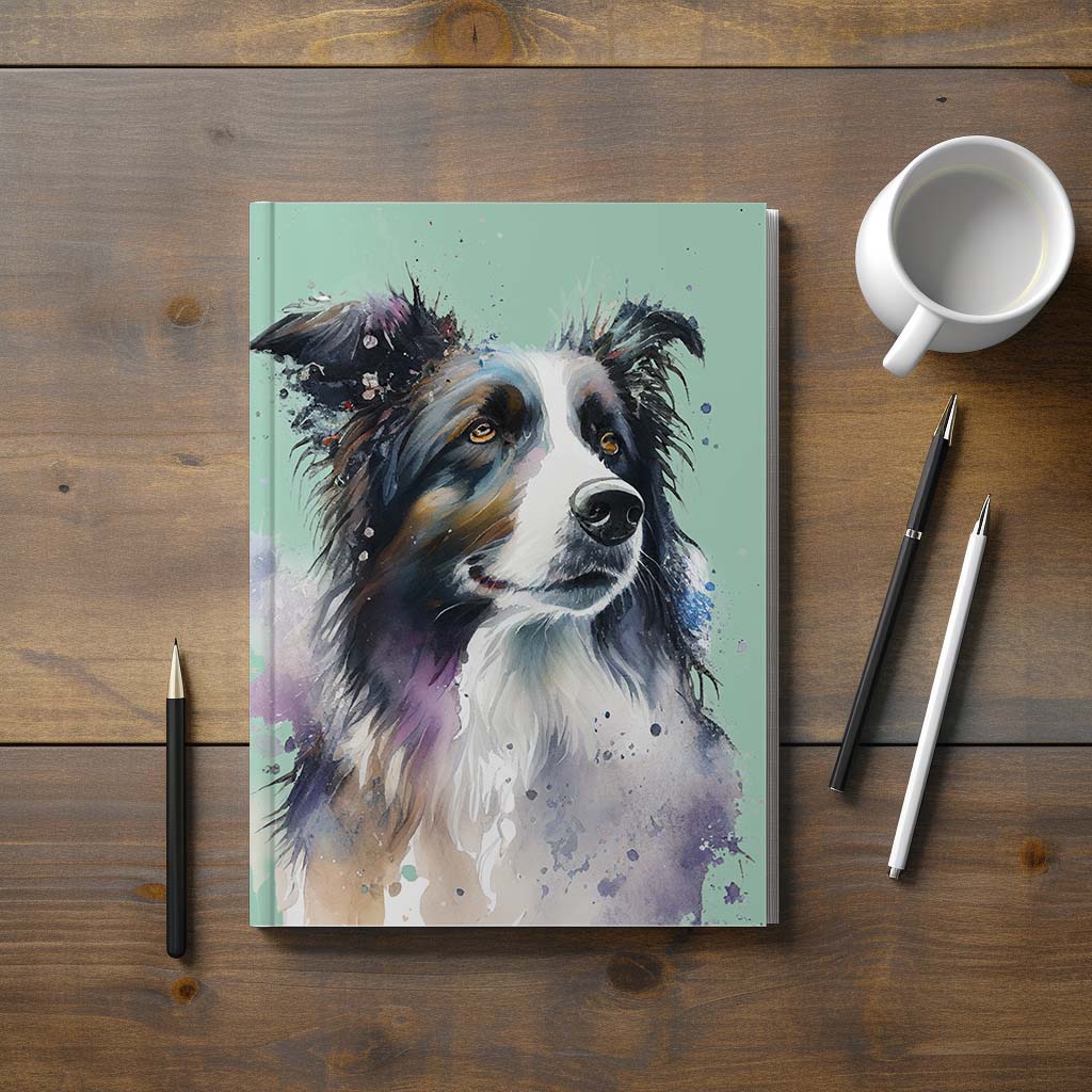 Boarder Collie Hardback Journal