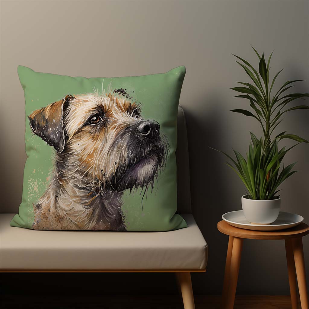 Boarder Terrier Cushion