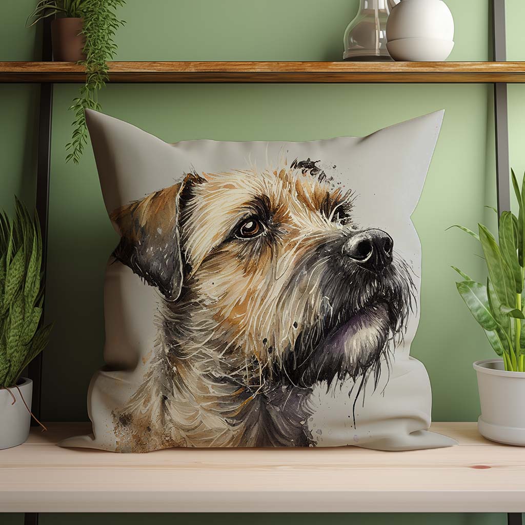 Boarder Terrier Cushion