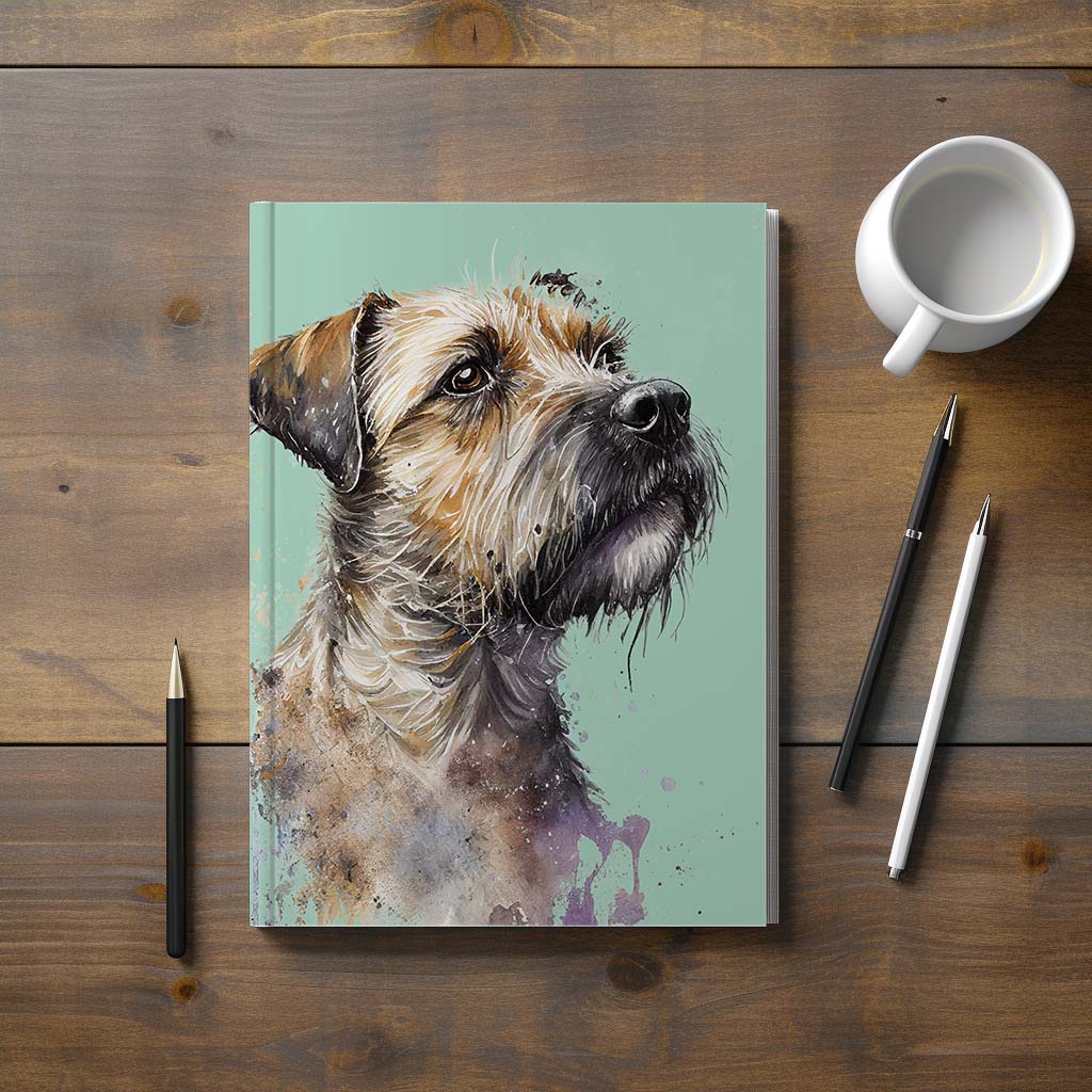 Boarder Terrier Hardback Journal