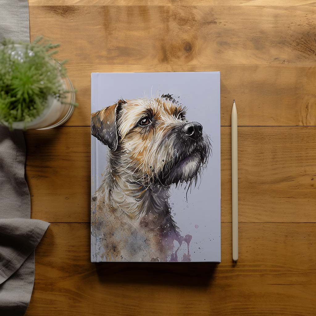 Boarder Terrier Hardback Journal