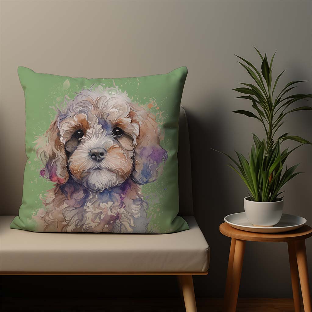 Cavapoochon Cushion