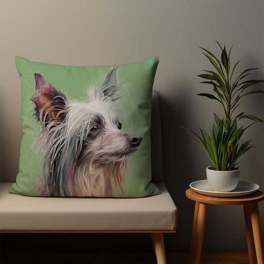 Chinese Crested Cushion