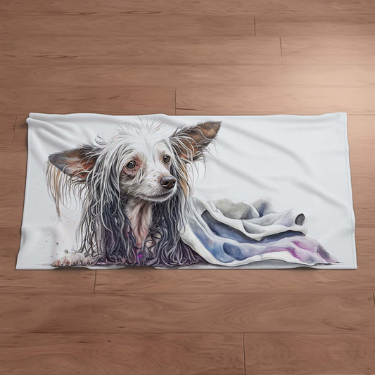 Chinese Crested Towel