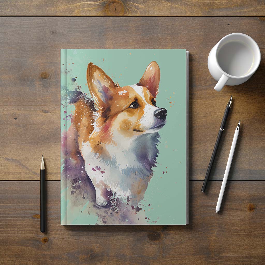 Corgie Hardback Journal