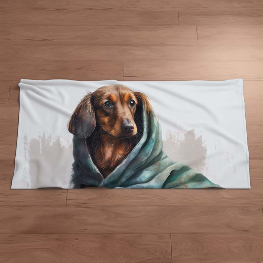 Dachshund Towel