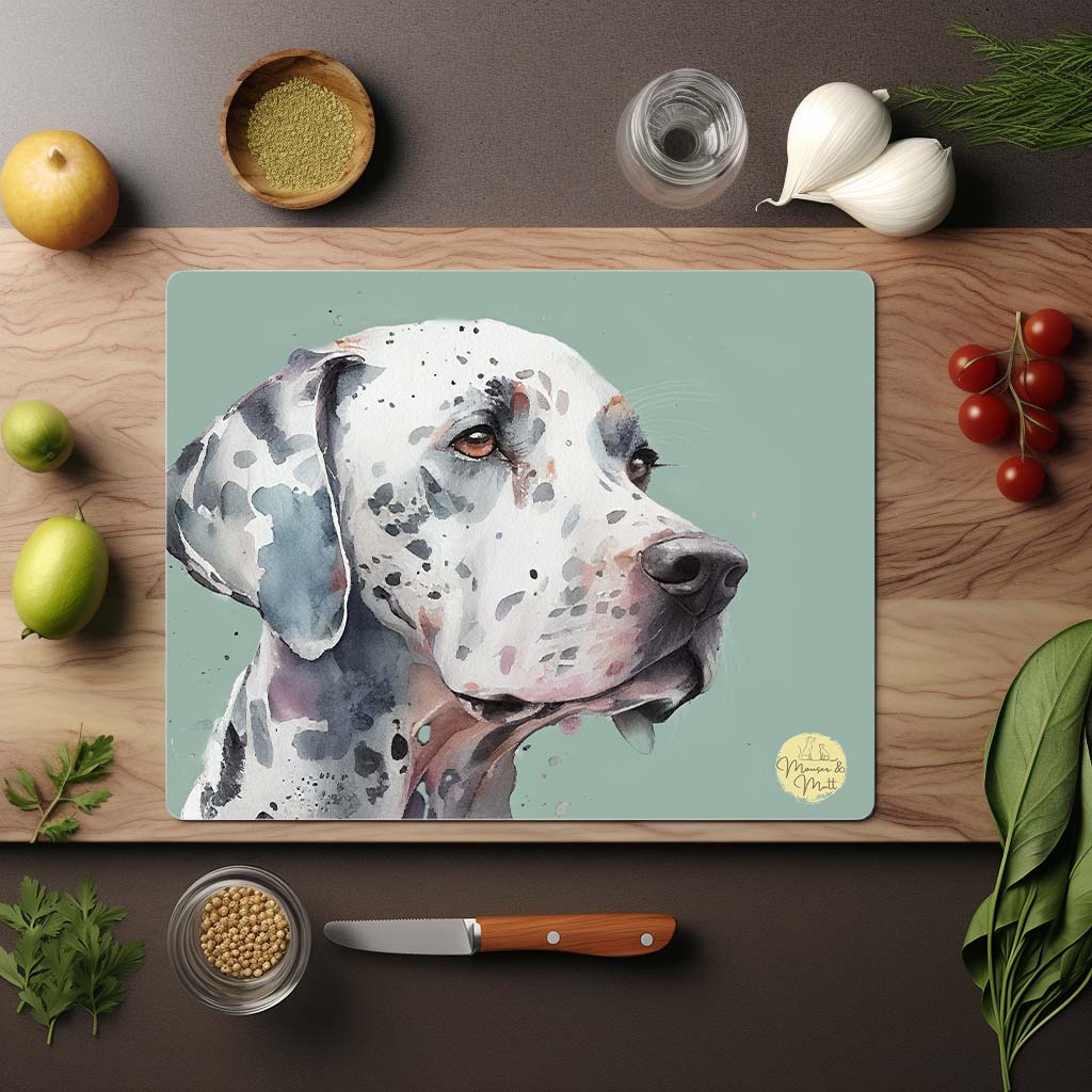 Dalmation Glass Chopping Board