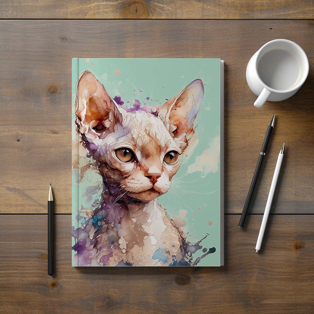 Devon Rex Hardback Journal