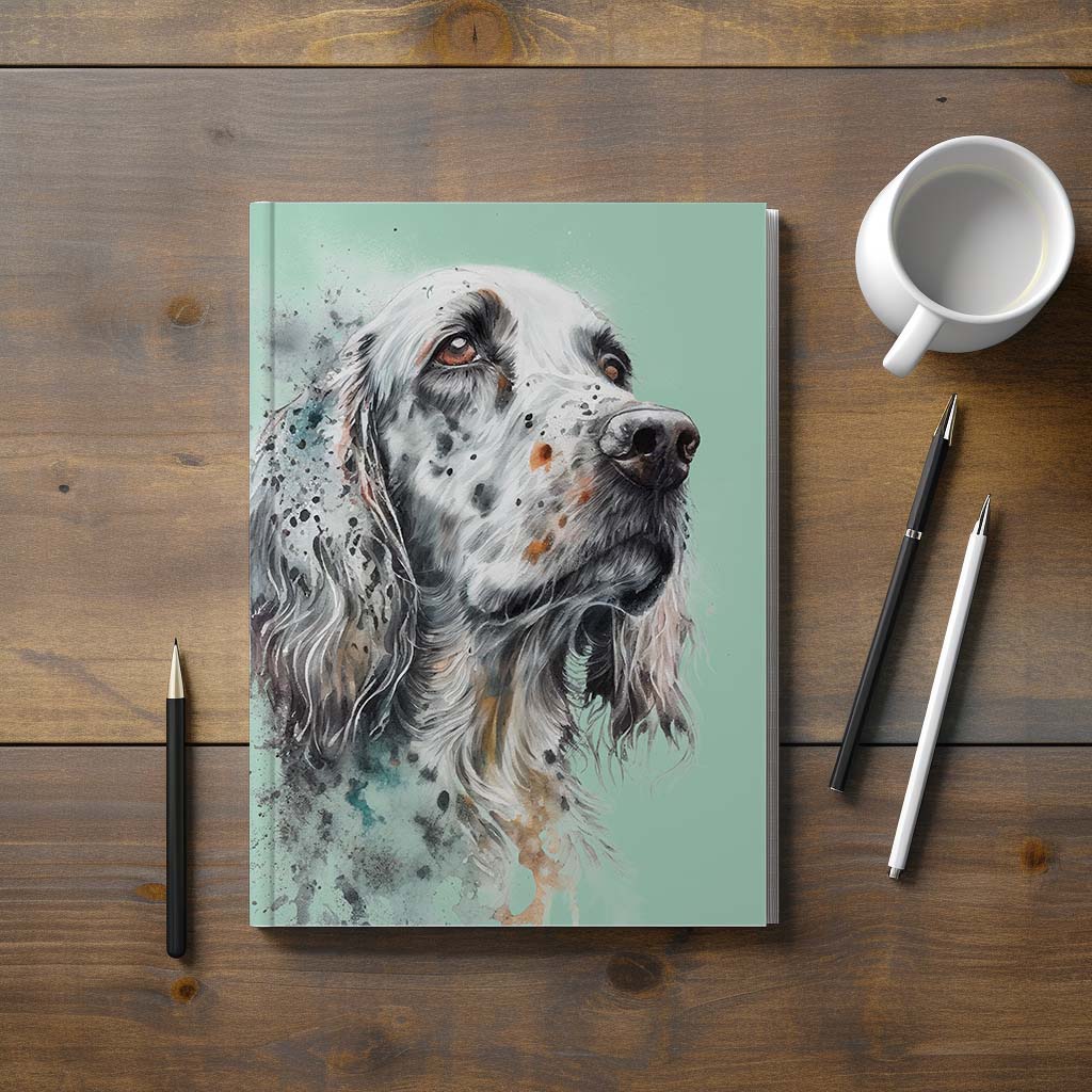 English Setter Hardback Journal