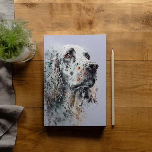 English Setter Hardback Journal