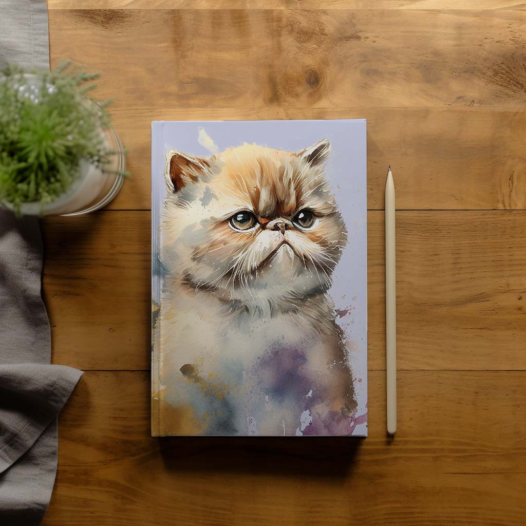 Exotic Shorthair Hardback Journal