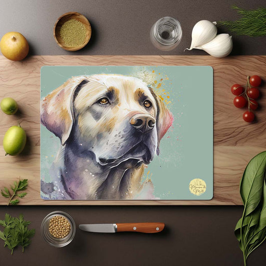 Labrador Glass Chopping Board