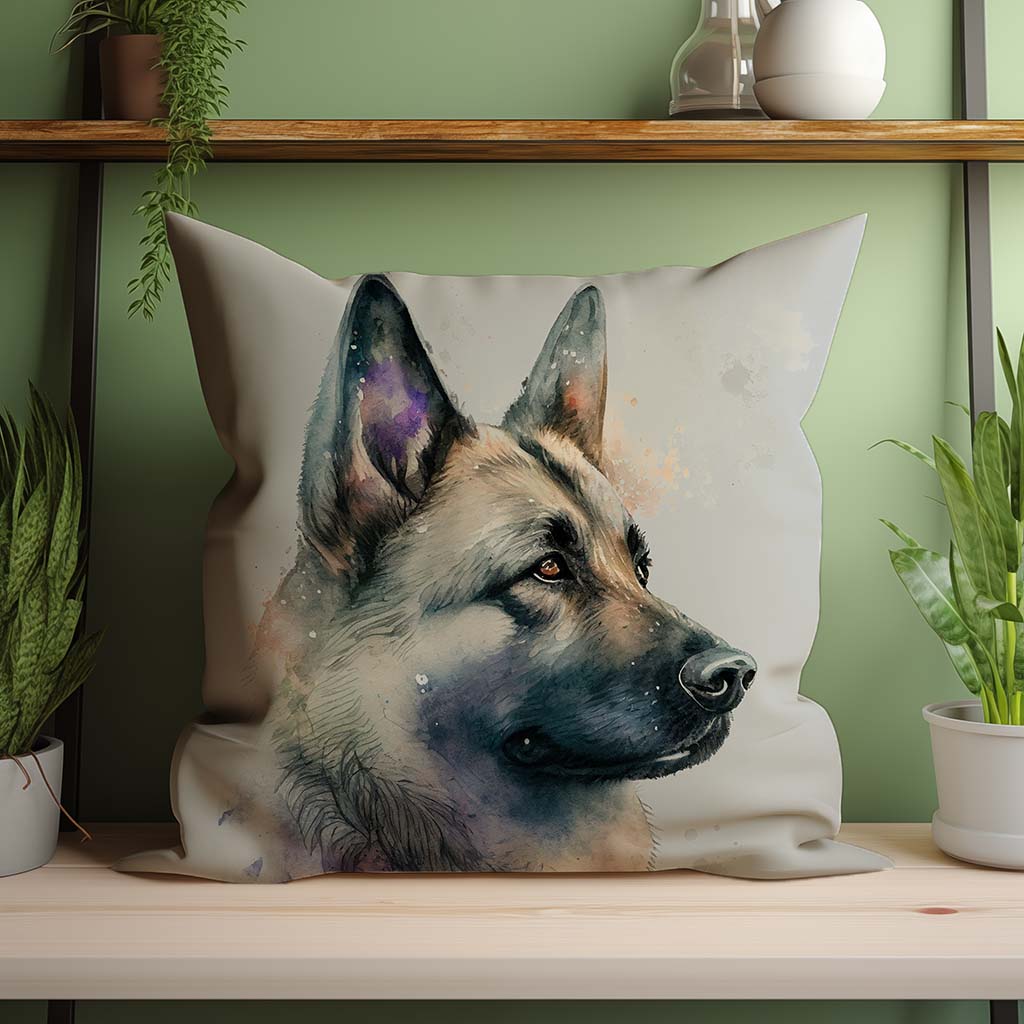 Norwegian Elkhound Cushion