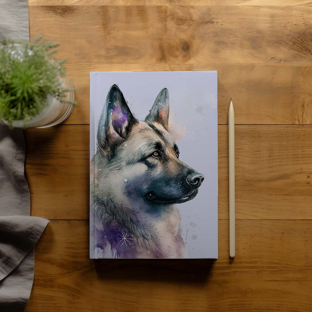 Norwegian Elkhound Hardback Journal