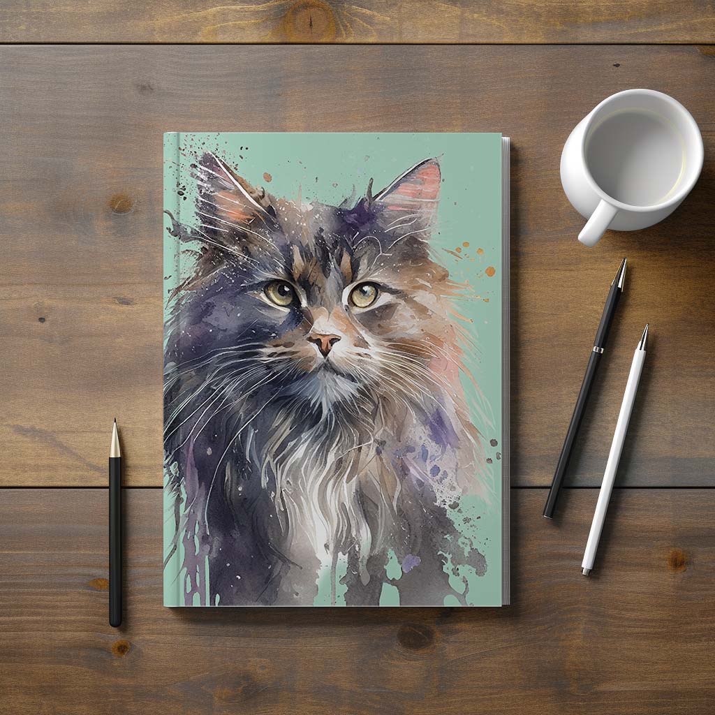 Norwegian Forest Cat Hardback Journal