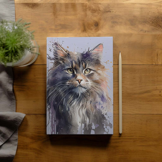 Norwegian Forest Cat Hardback Journal