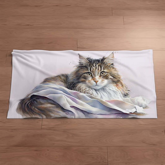 Norwegian Forest Cat Towel