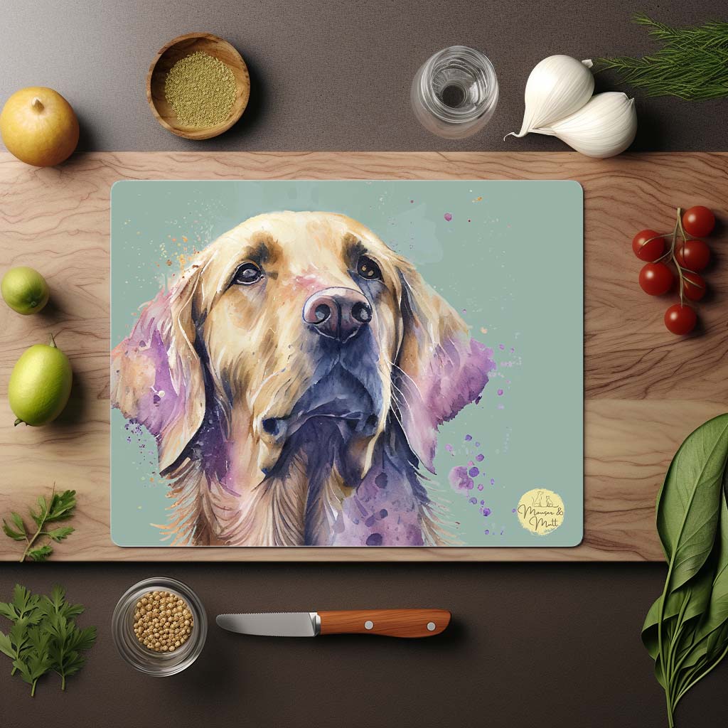 Retriever Glass Chopping Board