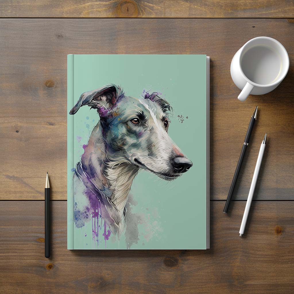 Rough Coat Lurcher Hardback Journal