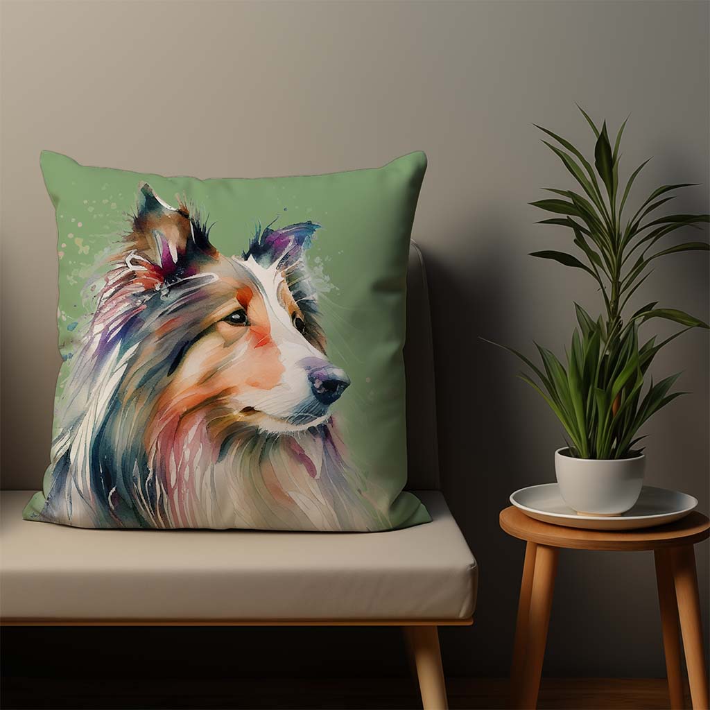 Rough Collie Cushion