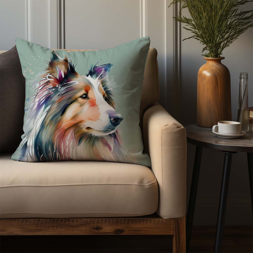 Rough Collie Cushion