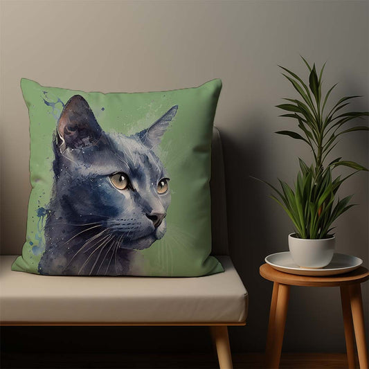 Russian Blue Cushion