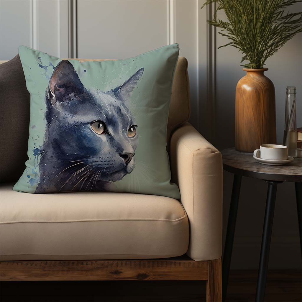 Russian Blue Cushion