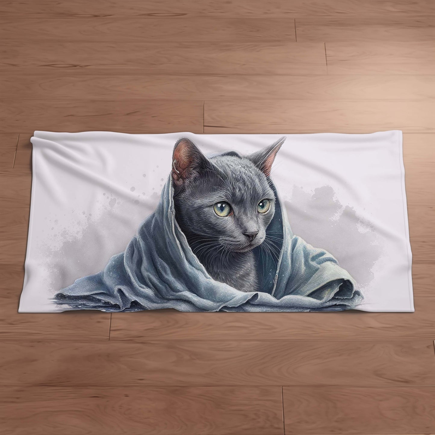 Russian Blue Towel