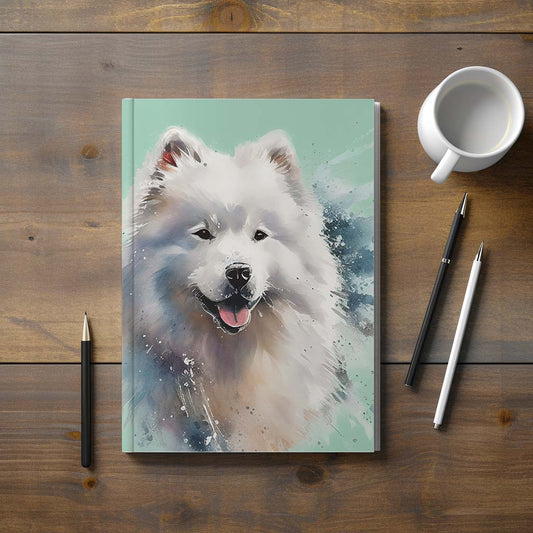 Samoyed Hardback Journal