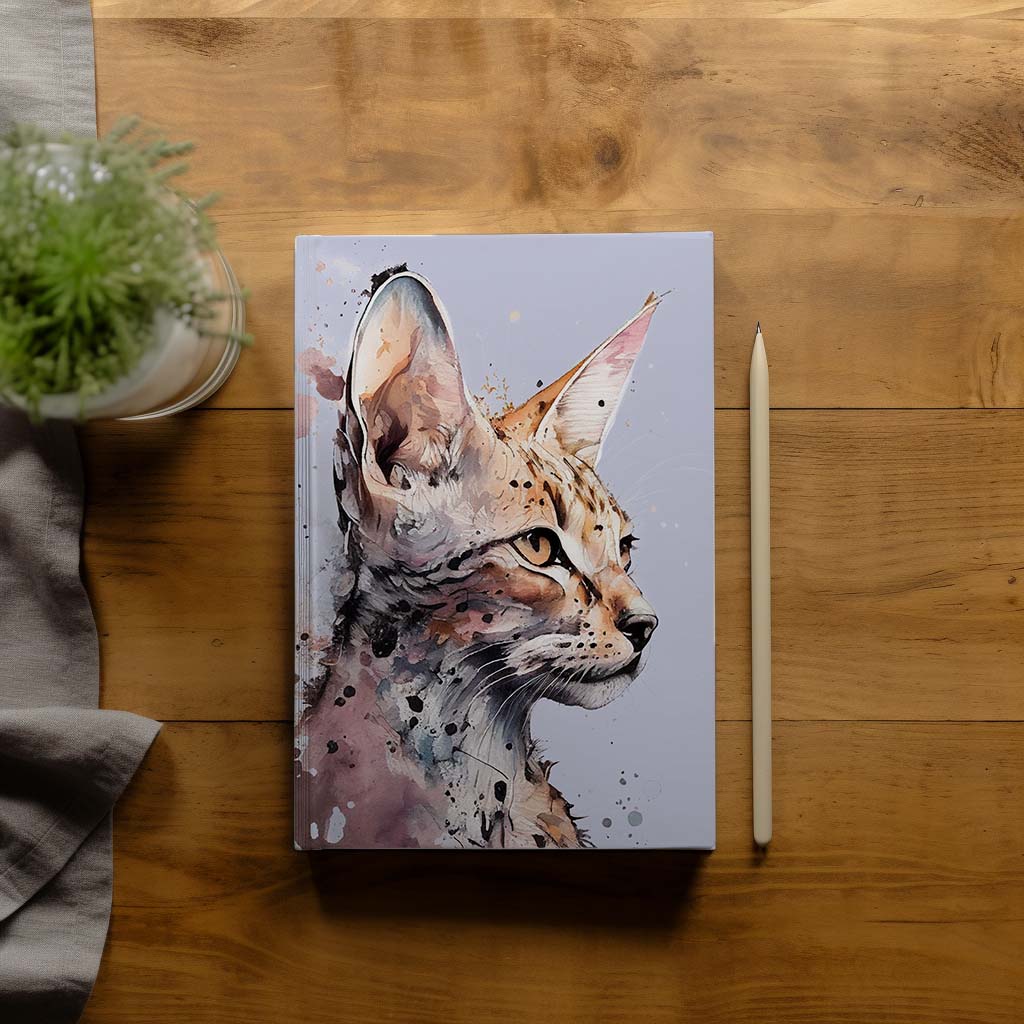 Savannah Cat Hardback Journal