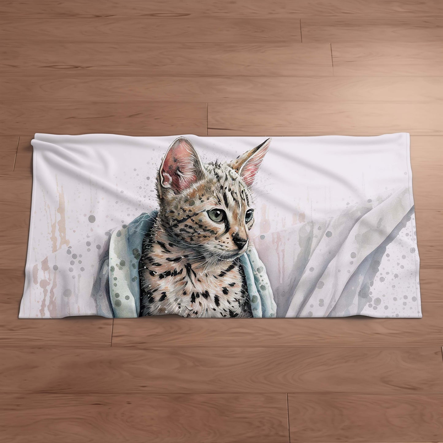 Savannah Cat Towel