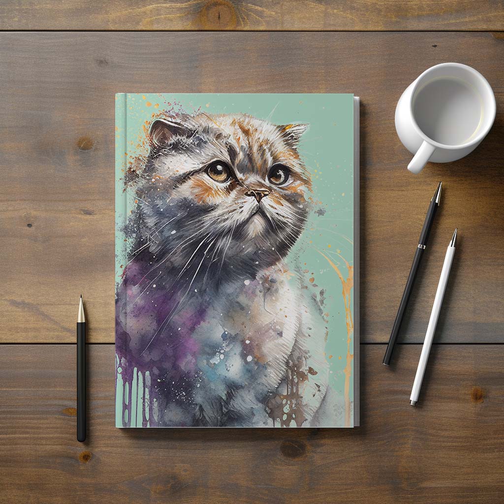 Scottish Fold Hardback Journal