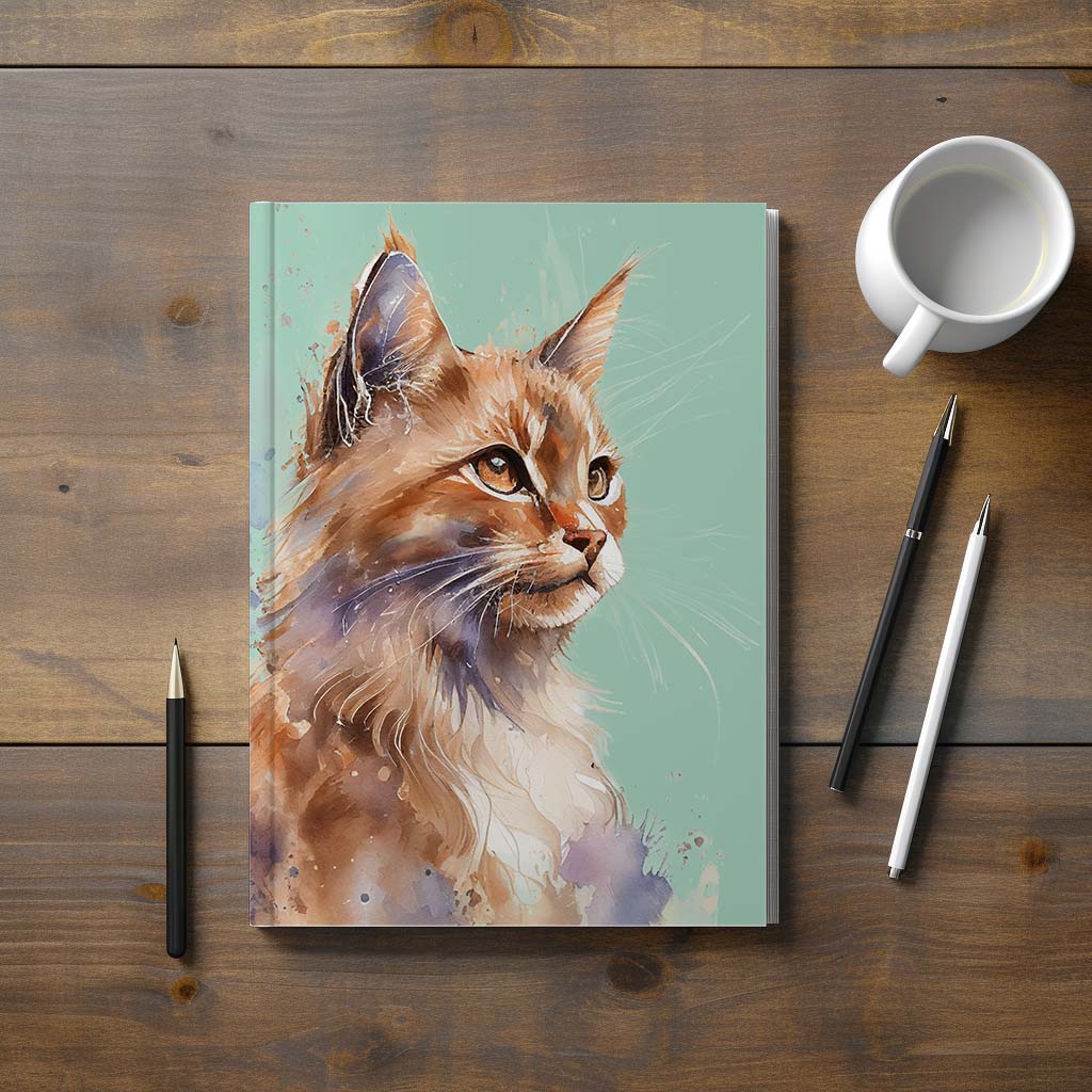 Somali Cat Hardback Journal