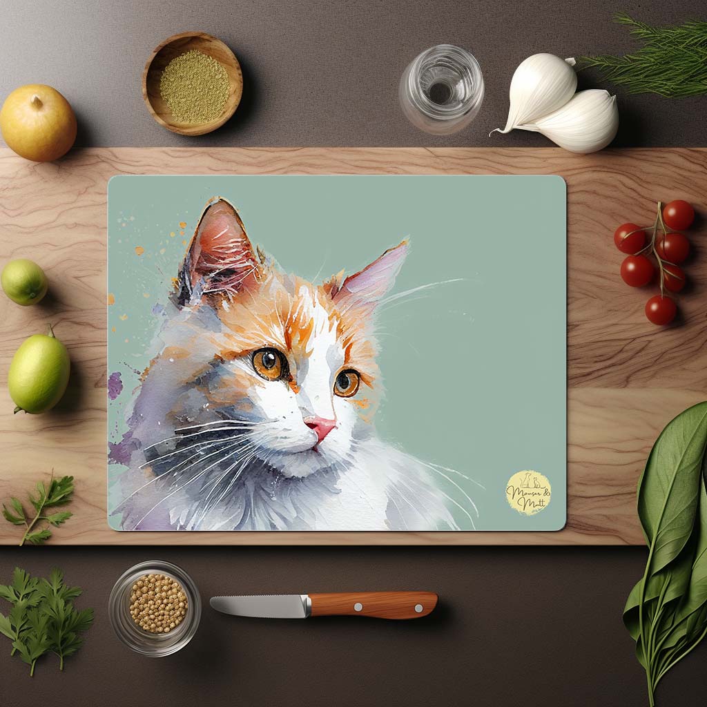 Turkish Van Glass Chopping Board