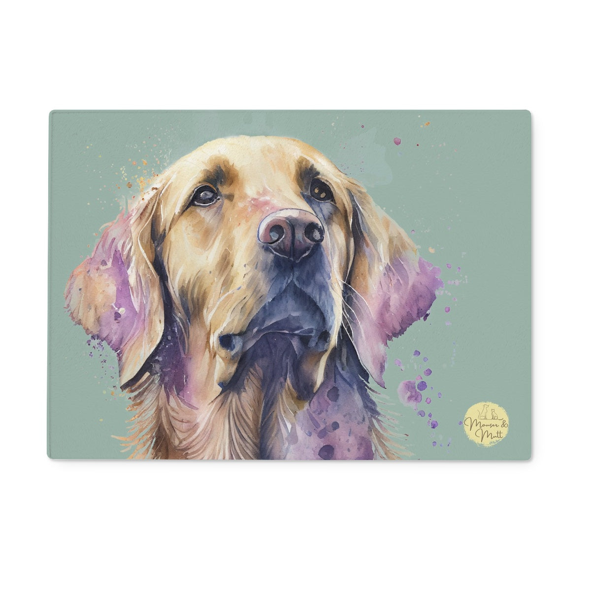 Retriever Glass Chopping Board