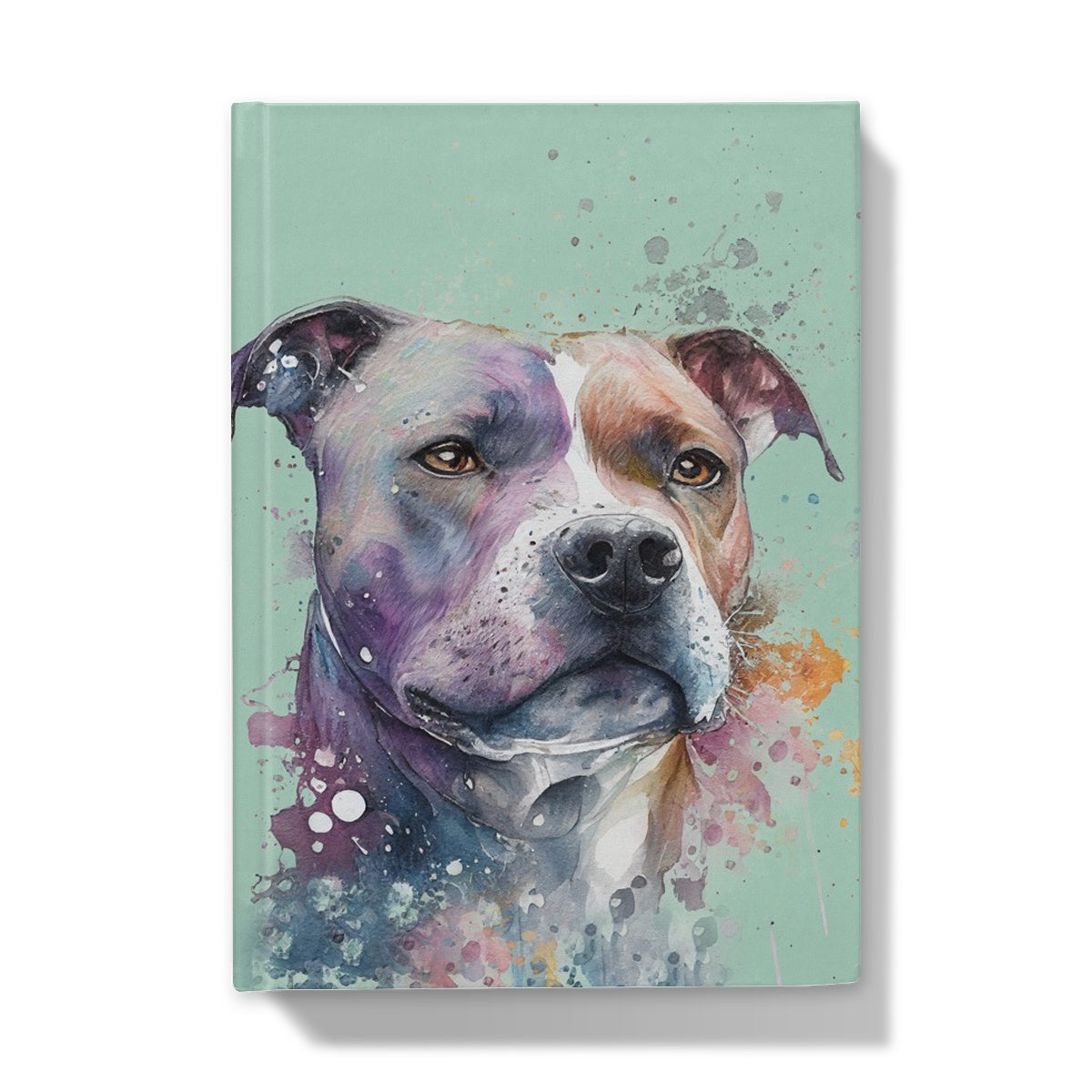 Staffordshire Bull Terrier Hardback Journal