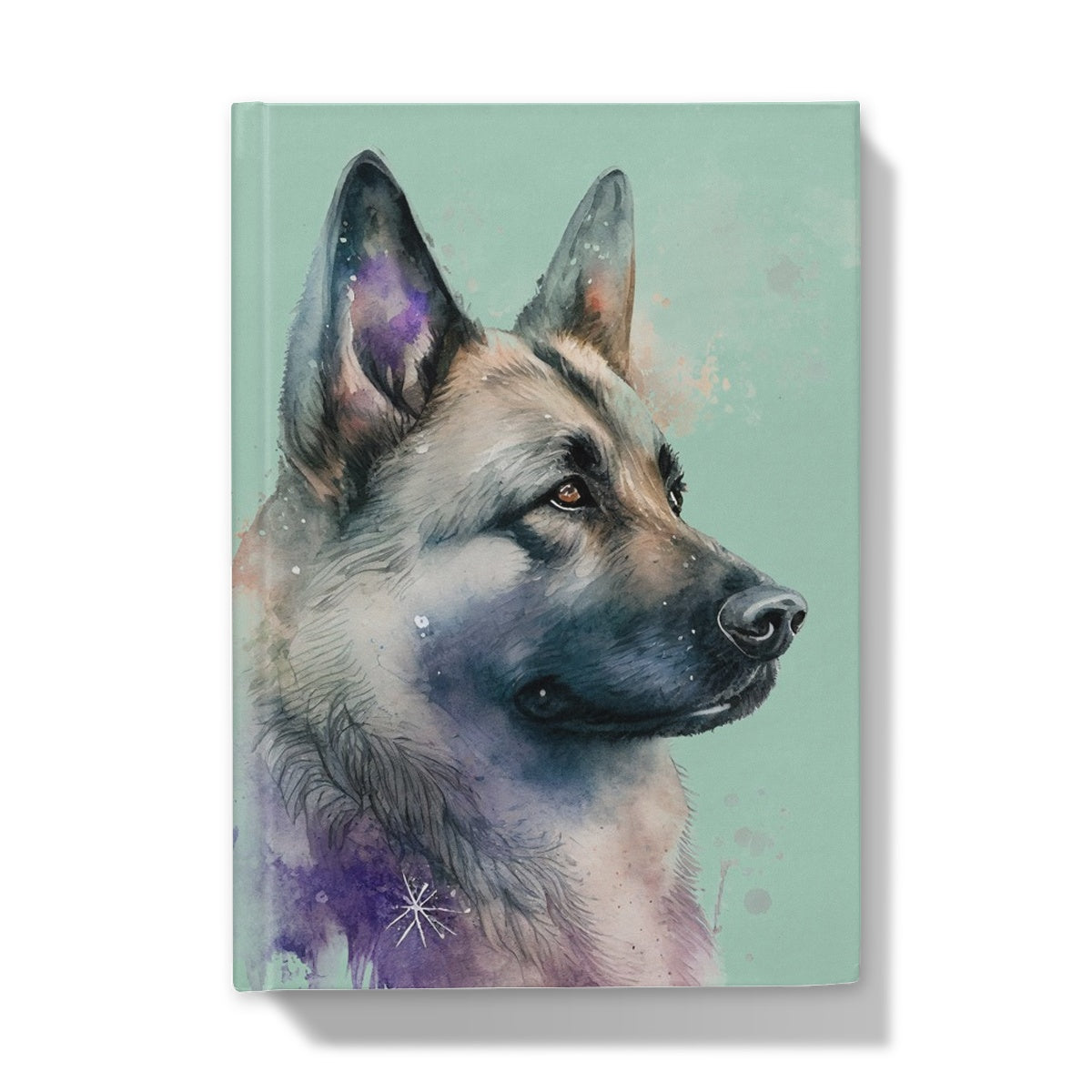 Norwegian Elkhound Hardback Journal