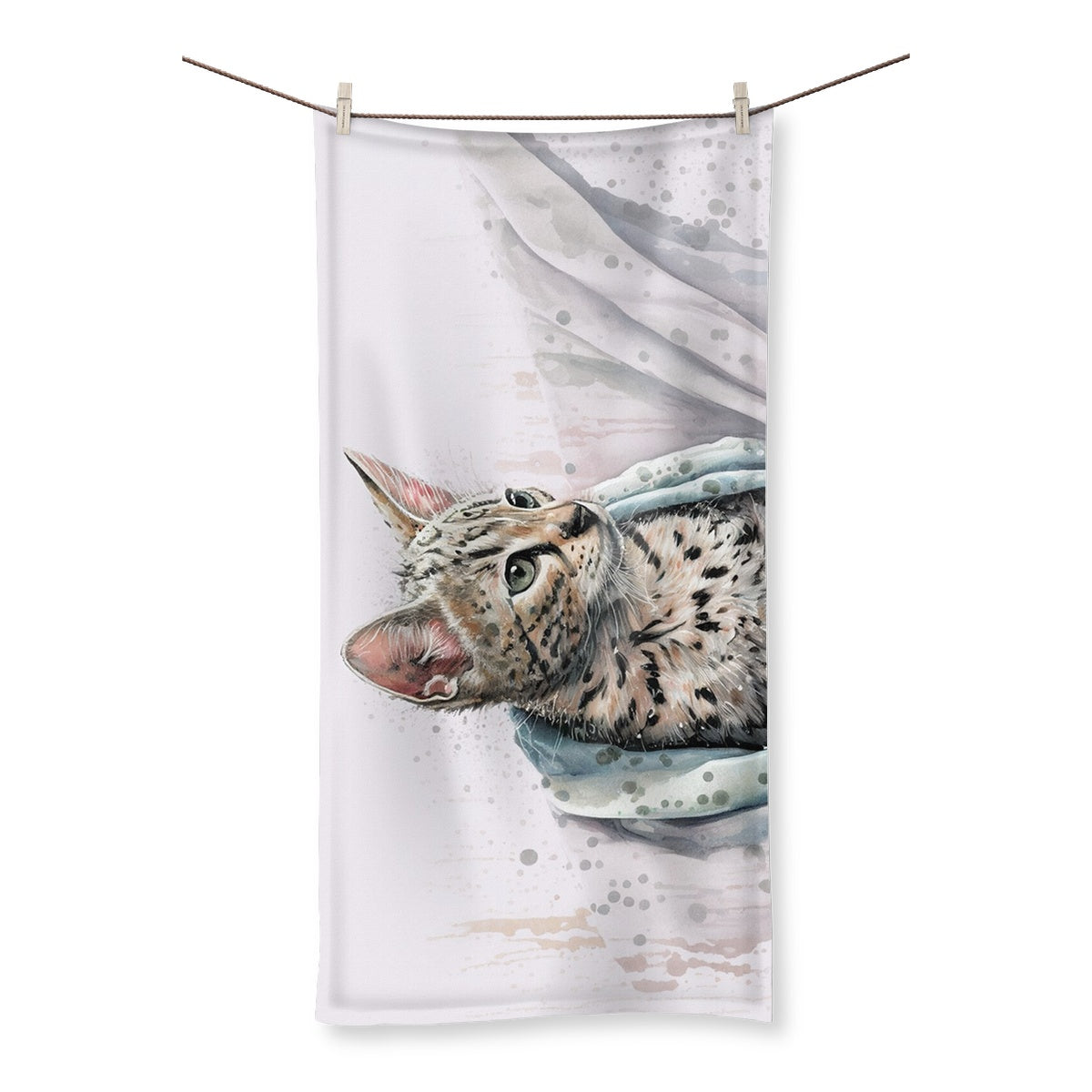 Savannah Cat Towel