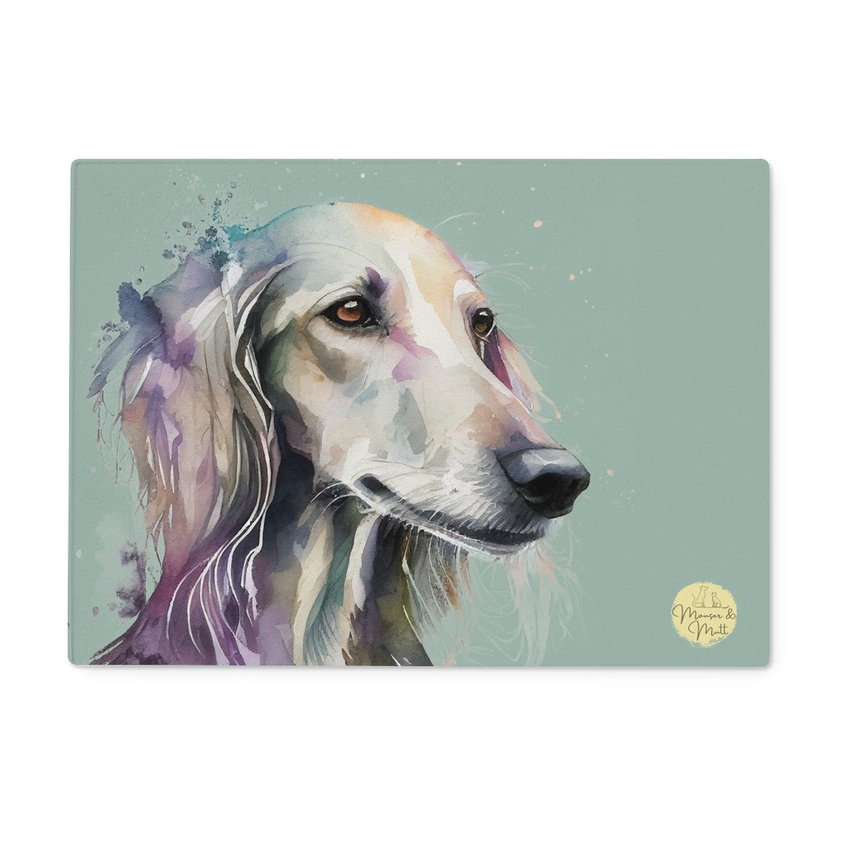 Saluki Glass Chopping Board