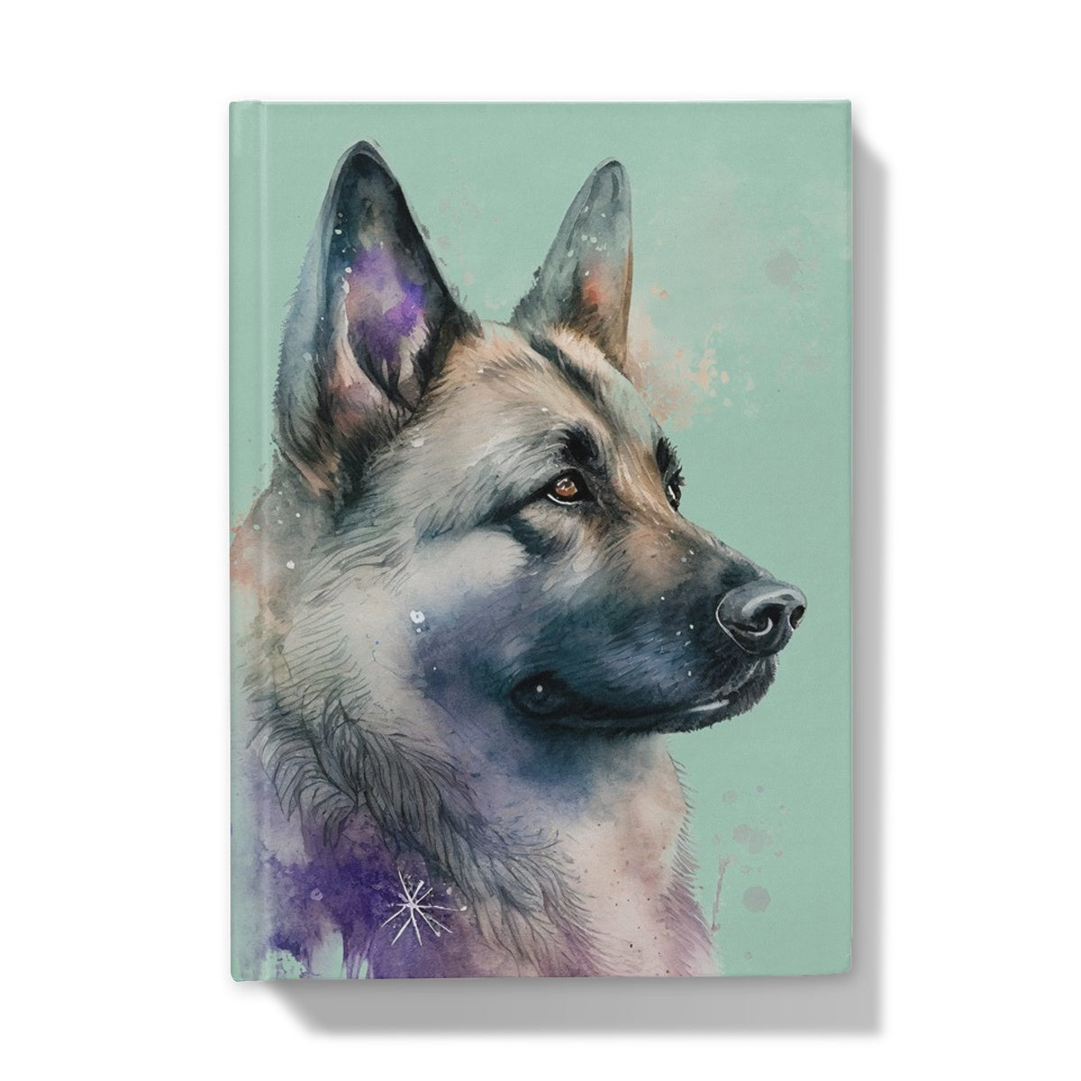 Norwegian Elkhound Hardback Journal