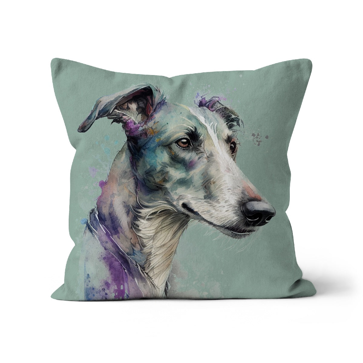 Rough Coat Lurcher Cushion