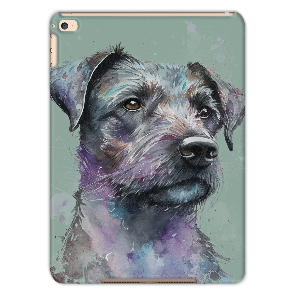 Patterdale Terrier Tablet Cases