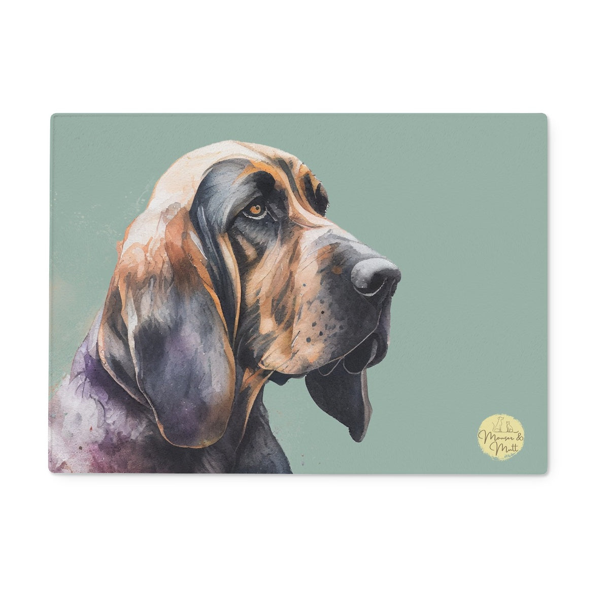 Bloodhound Glass Chopping Board