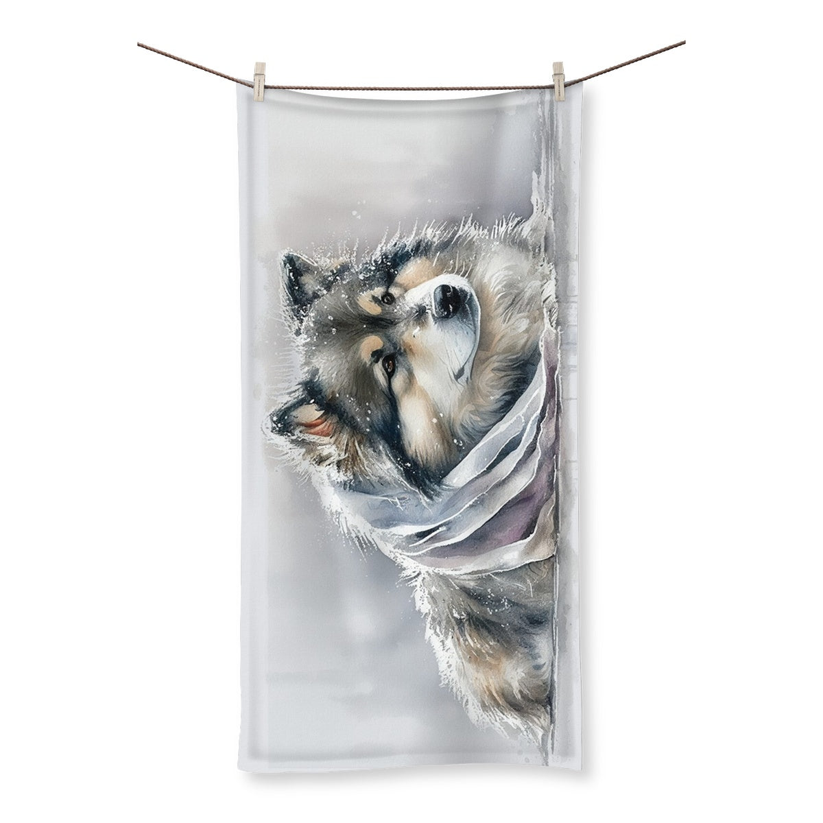 Alaskan Malamute Towel