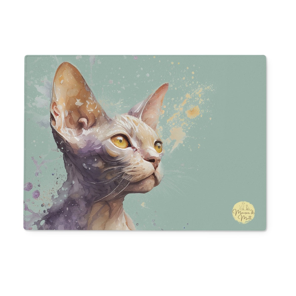 Devon Rex Glass Chopping Board